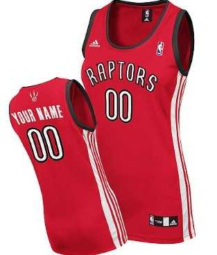 Women's Customized Toronto Raptors Red Basketball Jersey